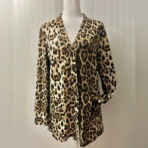 Leopard Print Women's Tunic Top